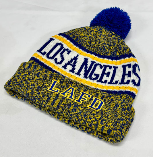 LAFD PomPom Beanie